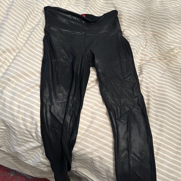 Spanx faux leather leggings - Picture 1 of 4